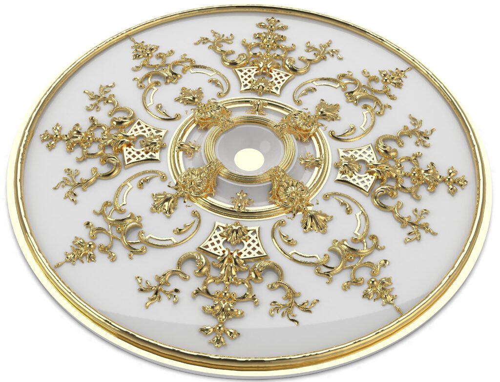 Making a stucco rosette in London and the UK