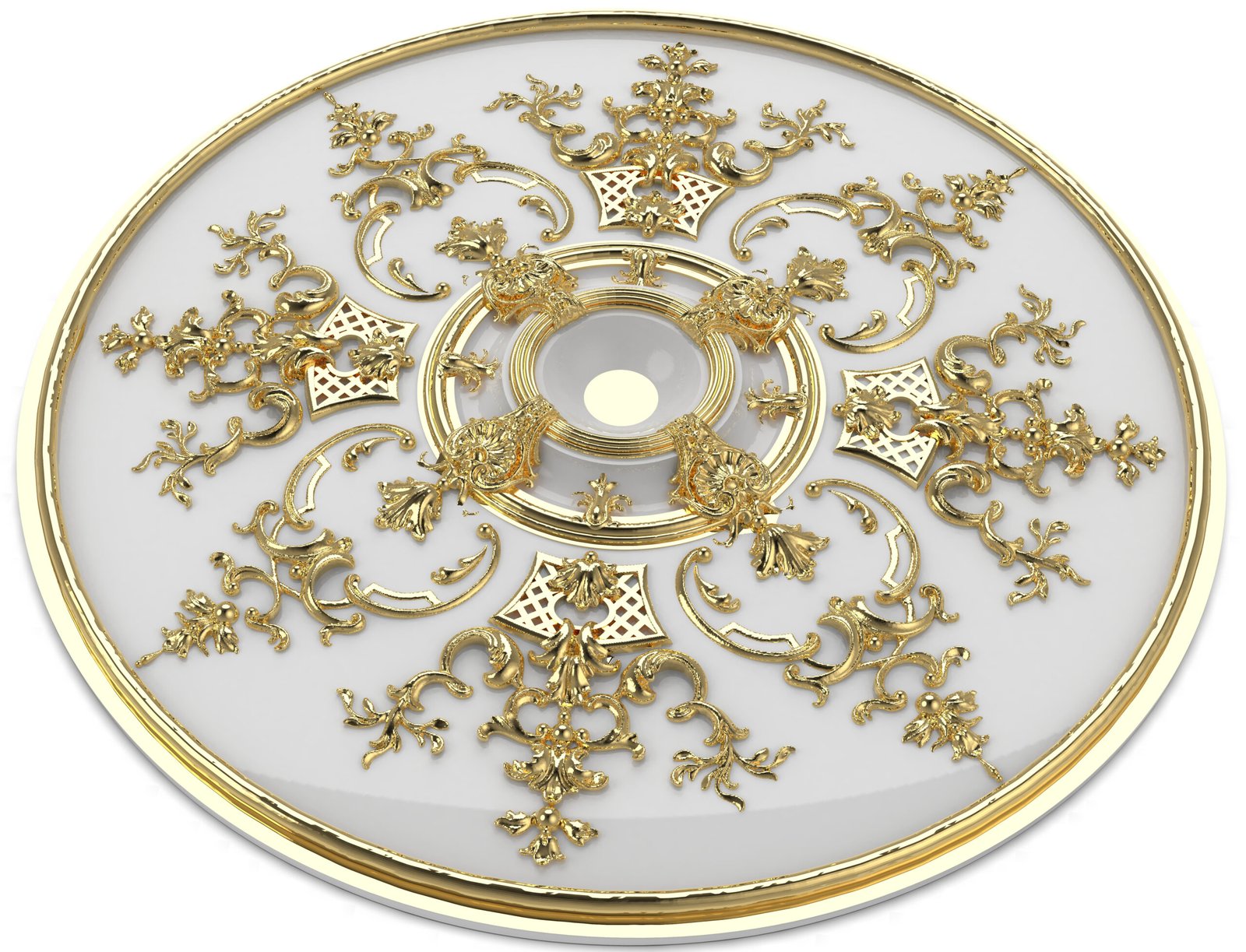 Making a stucco rosette in London and the UK